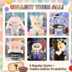 False Paradise Carnival Fluffy Doll Blind Box Desktop Ornament - Image 5
